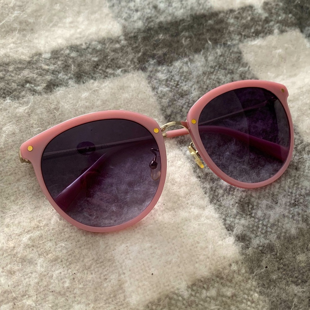Gloria Ortiz Pink Sunglasses